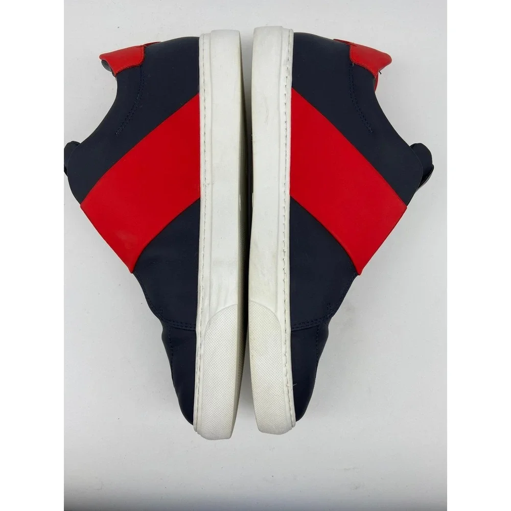 Harrys of London Sneakers‎ Mens Sz 10 EU 43 Bolt 2Tech Trainers Navy Red Accent